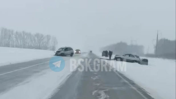 Авария на трассе «Бийск — Барнаул»