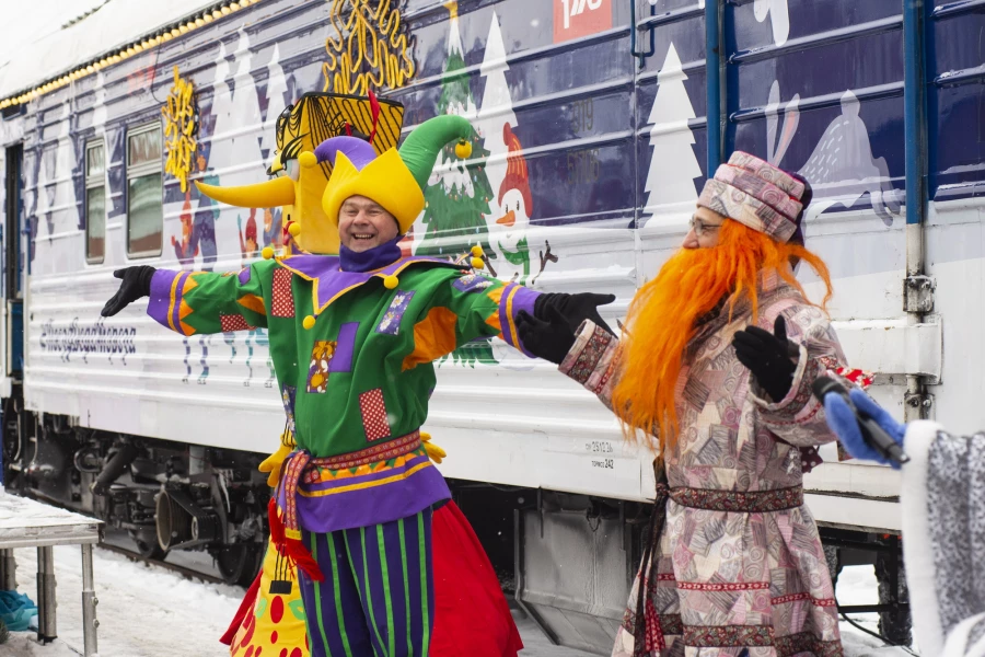 Паровоз Деда Мороза