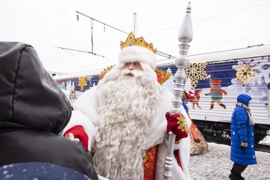 Паровоз Деда Мороза