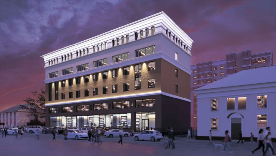 Варианты реконструкции здания на пр. Социалистический, 24.