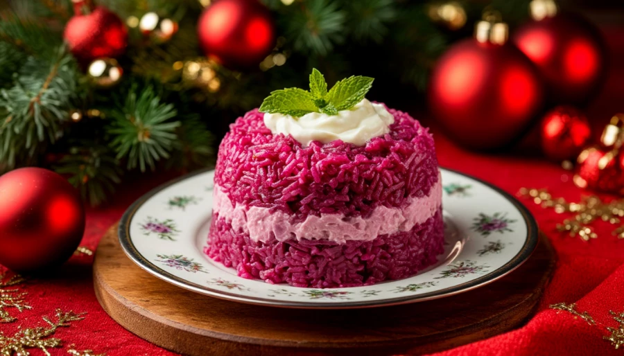 Новый год. Праздничный стол.