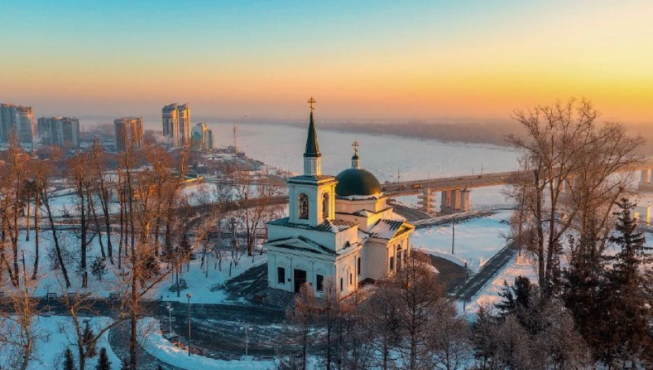 Зимний Барнаул