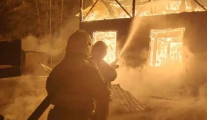 Пожар произошел в Шебалинском районе Республики Алтай.