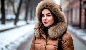 Девушка. Зима.