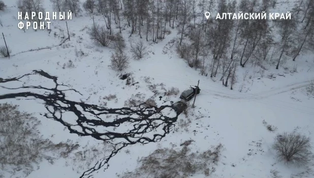  Нечистоты у Нового Власихинского кладбища.