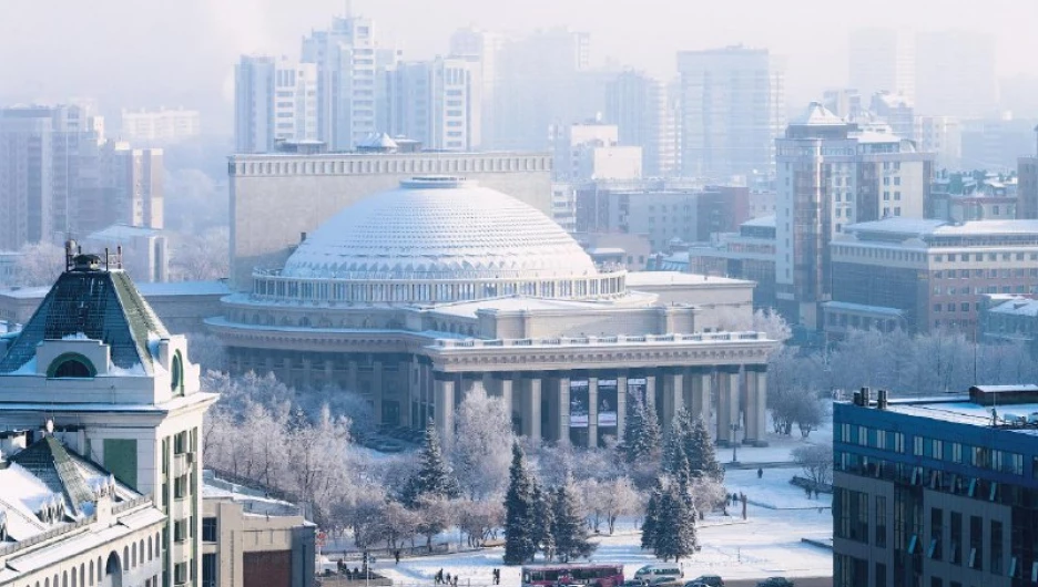 Снежный Новосибирск. 