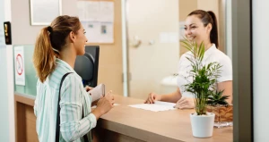 Ресепшн. Регистратура.