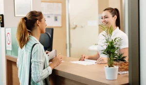 Ресепшн. Регистратура.