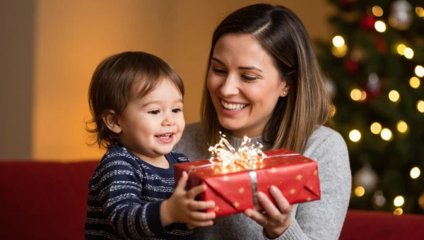 Мама и ребенок. Подарок