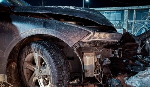 ДТП на Змеиногорской развязке в Барнауле.