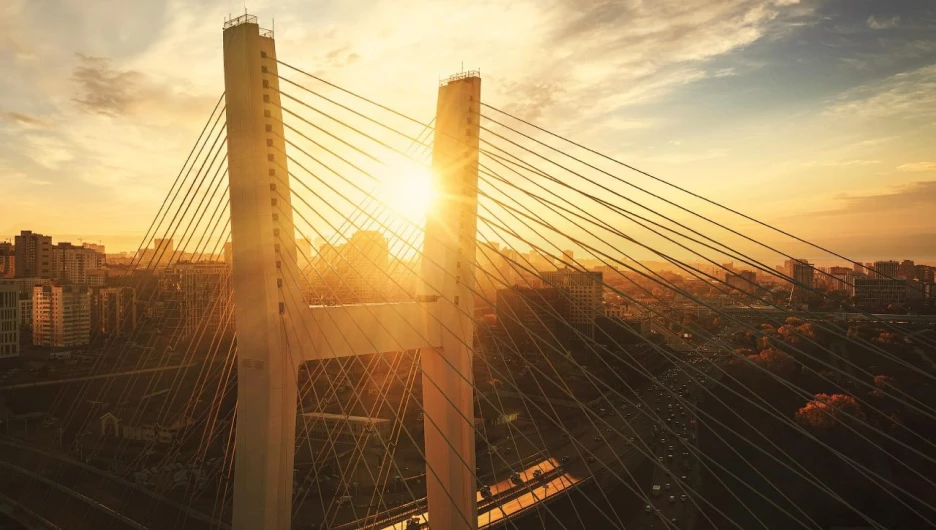 Четвертый мост в Новосибирске. 