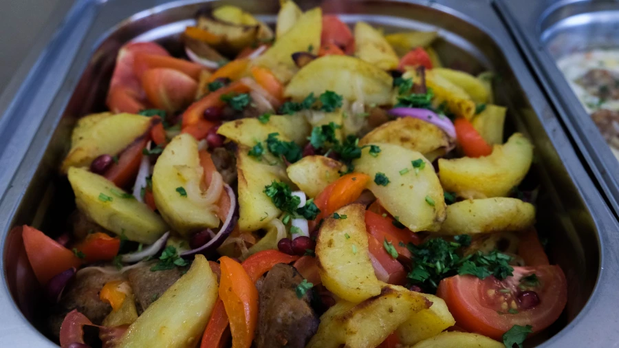 Ресторан санатория.