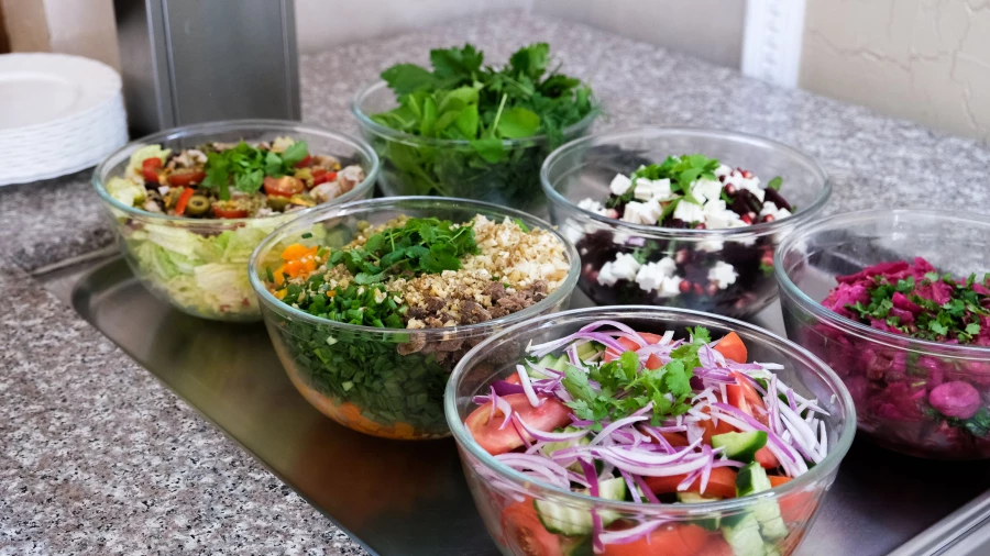 Ресторан санатория.