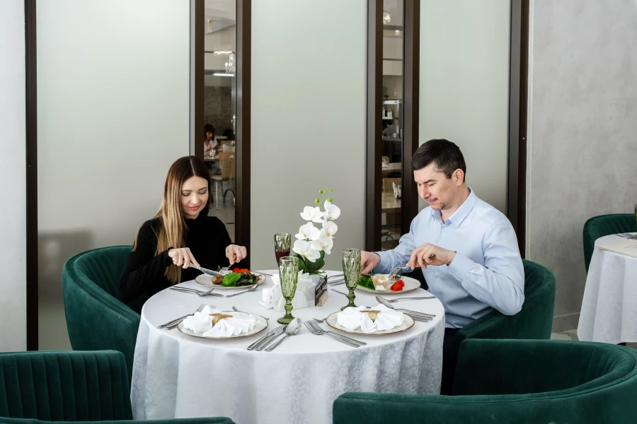 Ресторан санатория.