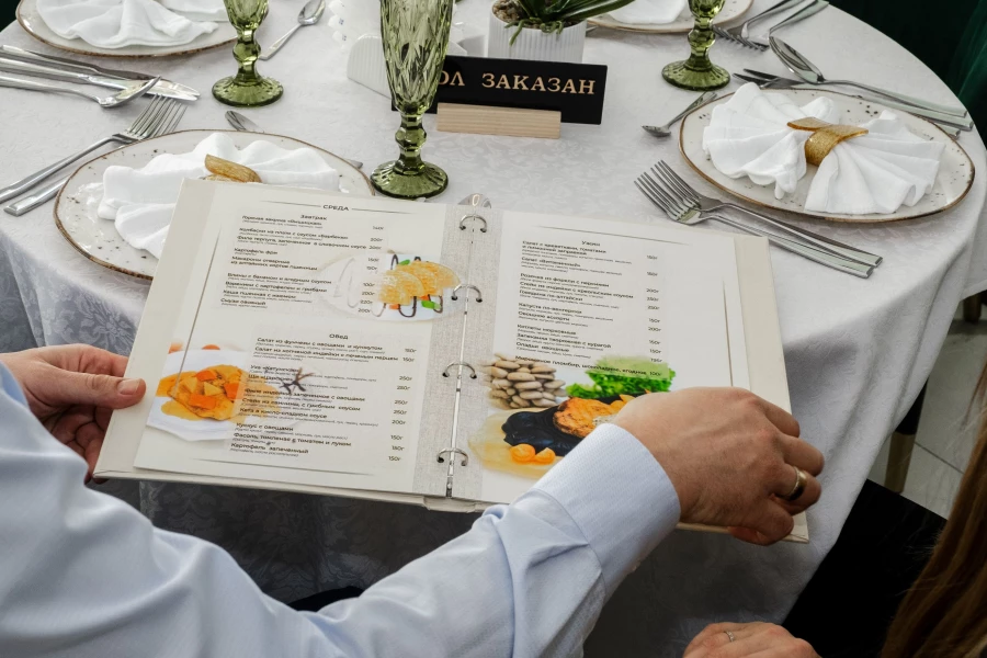 Ресторан санатория.