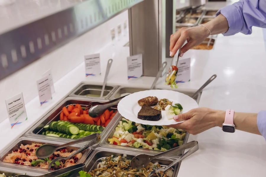 Ресторан санатория.