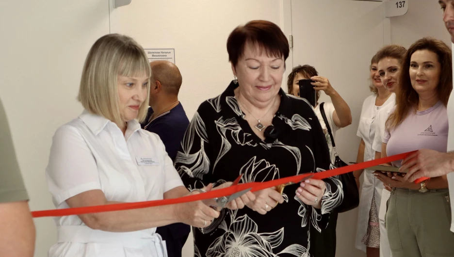 Открытие нового корпуса санатория.