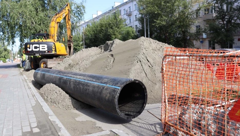 Реконструкция водовода на пр. Социалистический.