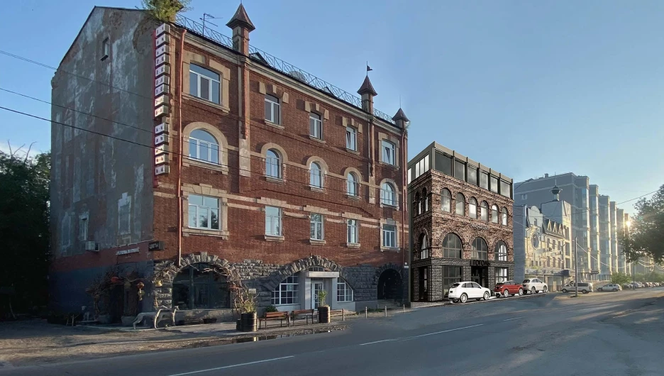 Второй вариант проекта бизнес-центра на ул. Гоголя, 74.