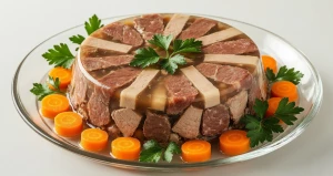 Холодец, блюдо, новогодний стол