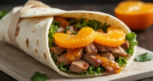 Шаурма с мандаринами