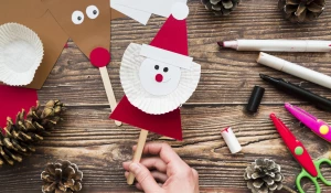 Изготовление новогодних игрушек.