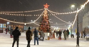 Центральный район Барнаула в шаге от Нового года.