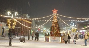 Центральный район Барнаула в шаге от Нового года.