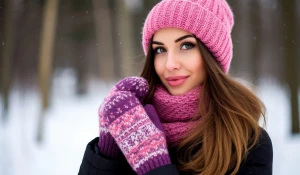 Девушка. Зима.