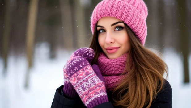 Девушка. Зима.