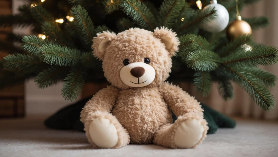 Плюшевый мишка. Мягкие игрушки. Подарки. Новый год.