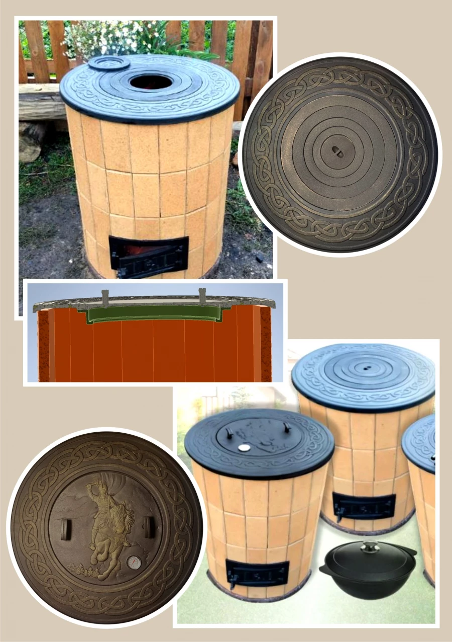 Плита для тандыра.