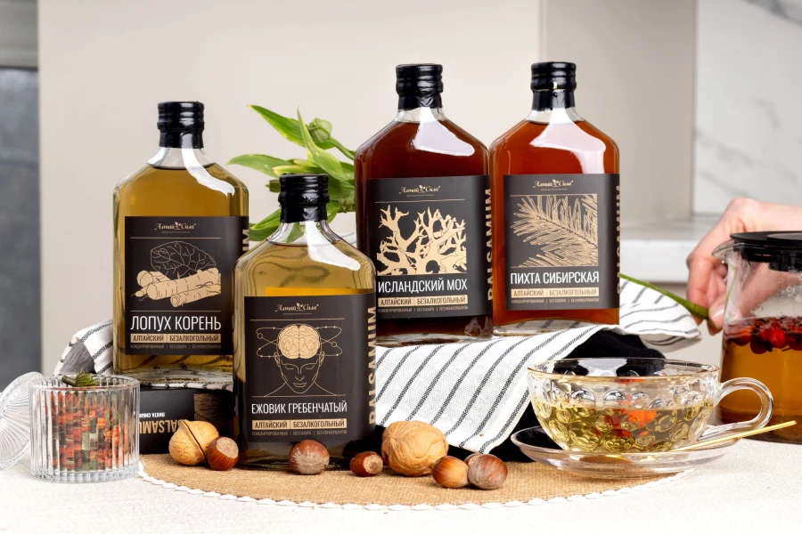 Бальзамы на основе целебных трав Алтая.