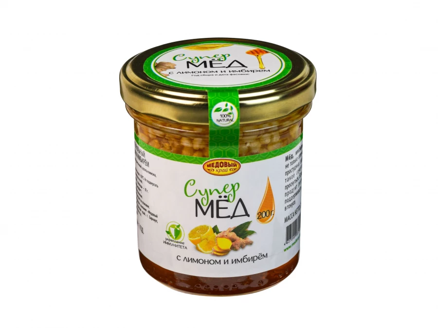 Натуральный мед от «Медового края» с добавками.