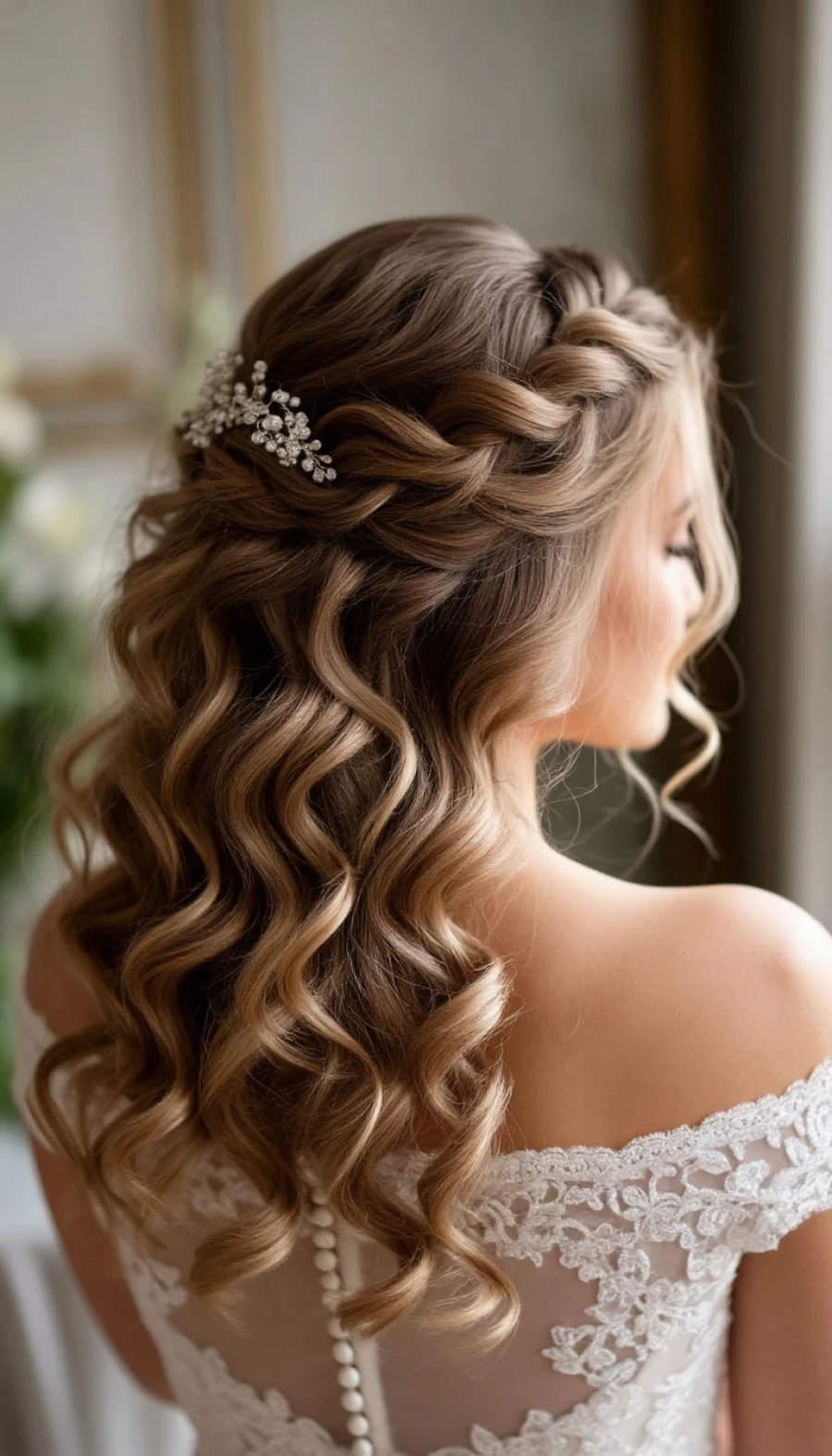 Текстурные локоны с прикорневым объемом.