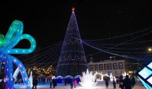 Открытие новогодней елки на пл. Свободы.