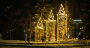 Украшенный Барнаул, 2025 год.