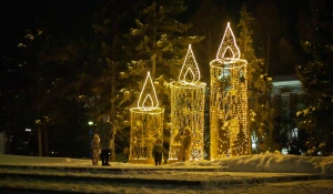 Украшенный Барнаул, 2025 год.