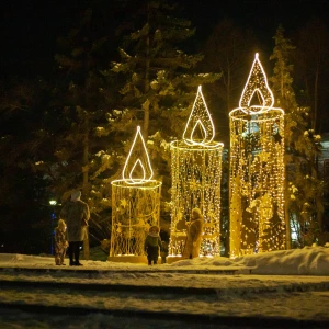 Украшенный Барнаул, 2025 год.