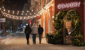 Украшенный Барнаул, 2025 год.