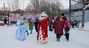 Открытие елки в Барнаульском зоопарке. 