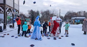 Открытие елки в Барнаульском зоопарке. 