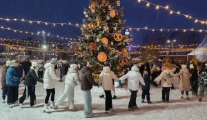 Новогодние городки в Барнауле. 
