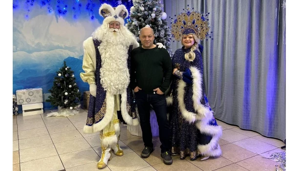 Андрей Замороко в Алтайской резиденции Деда Мороза.