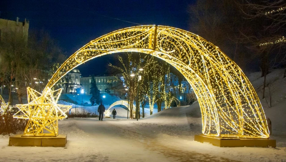 Рязань в Новый год.