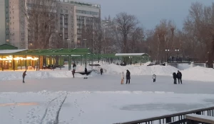 Каток в парке Изумрудный
