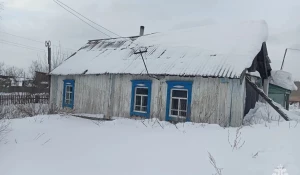 Пожар в Ребрихинском районе.