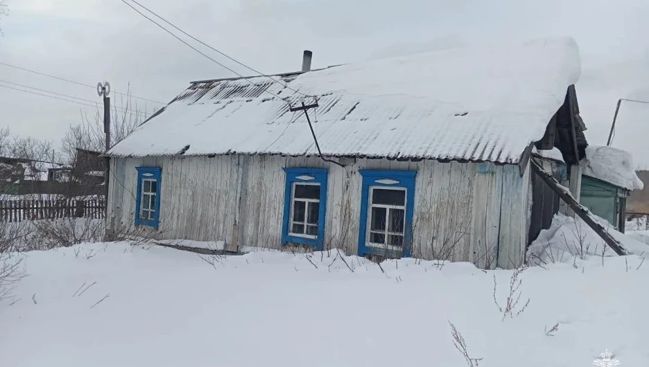 Пожар в Ребрихинском районе.