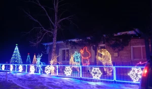 В алтайском селе домашний двор превратили в настоящую сказку. 