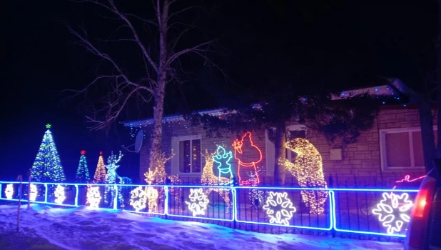 В алтайском селе домашний двор превратили в настоящую сказку. 